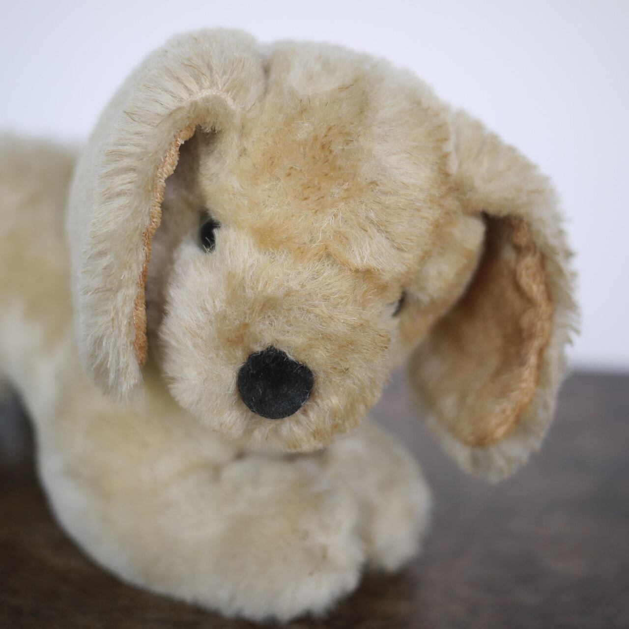 まるまるした仔犬 ぬいぐるみ ドイツヴィンテージ