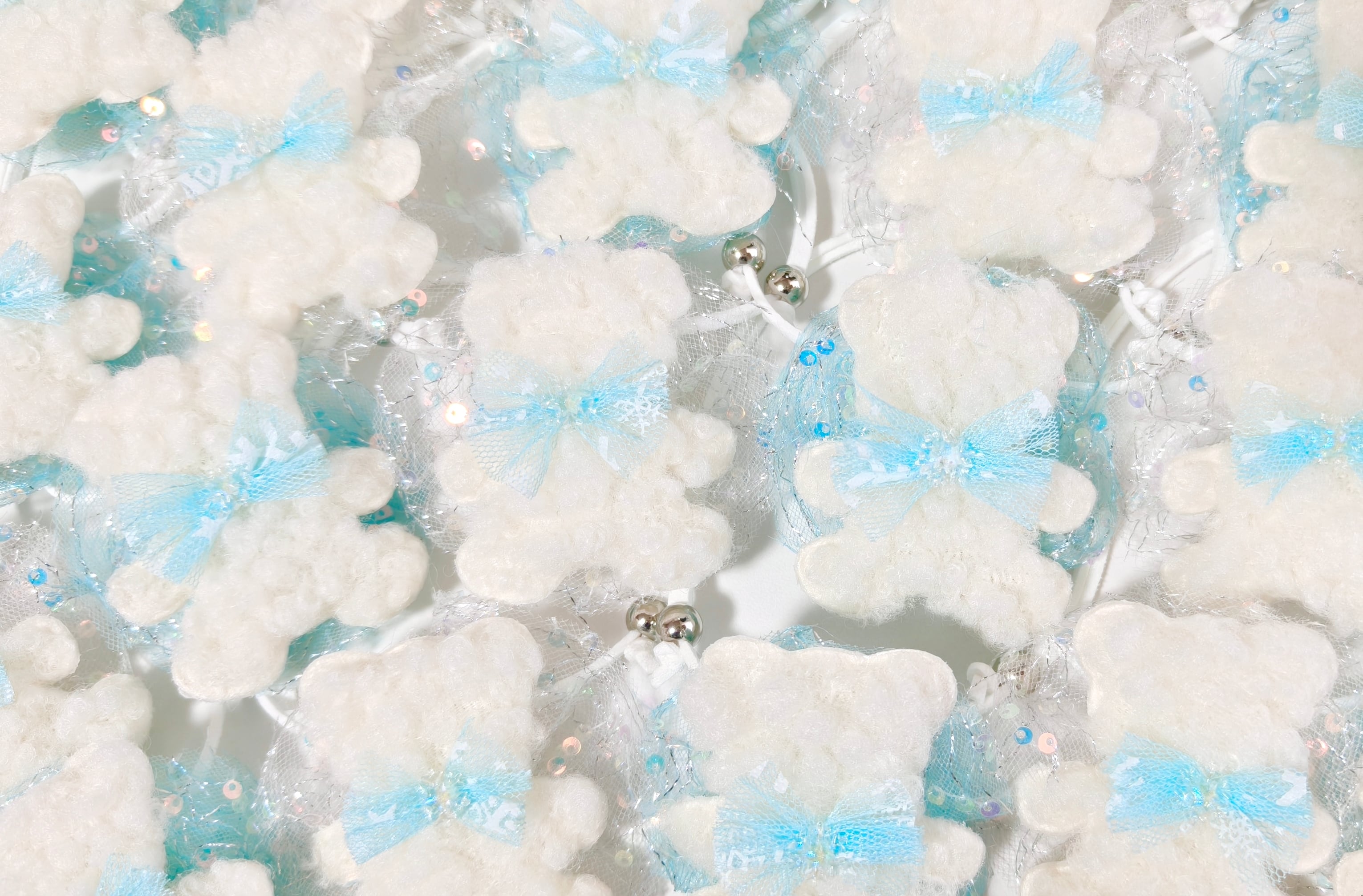 業務用トリミングチョーカー（フェルト、リボン） ペットサロン