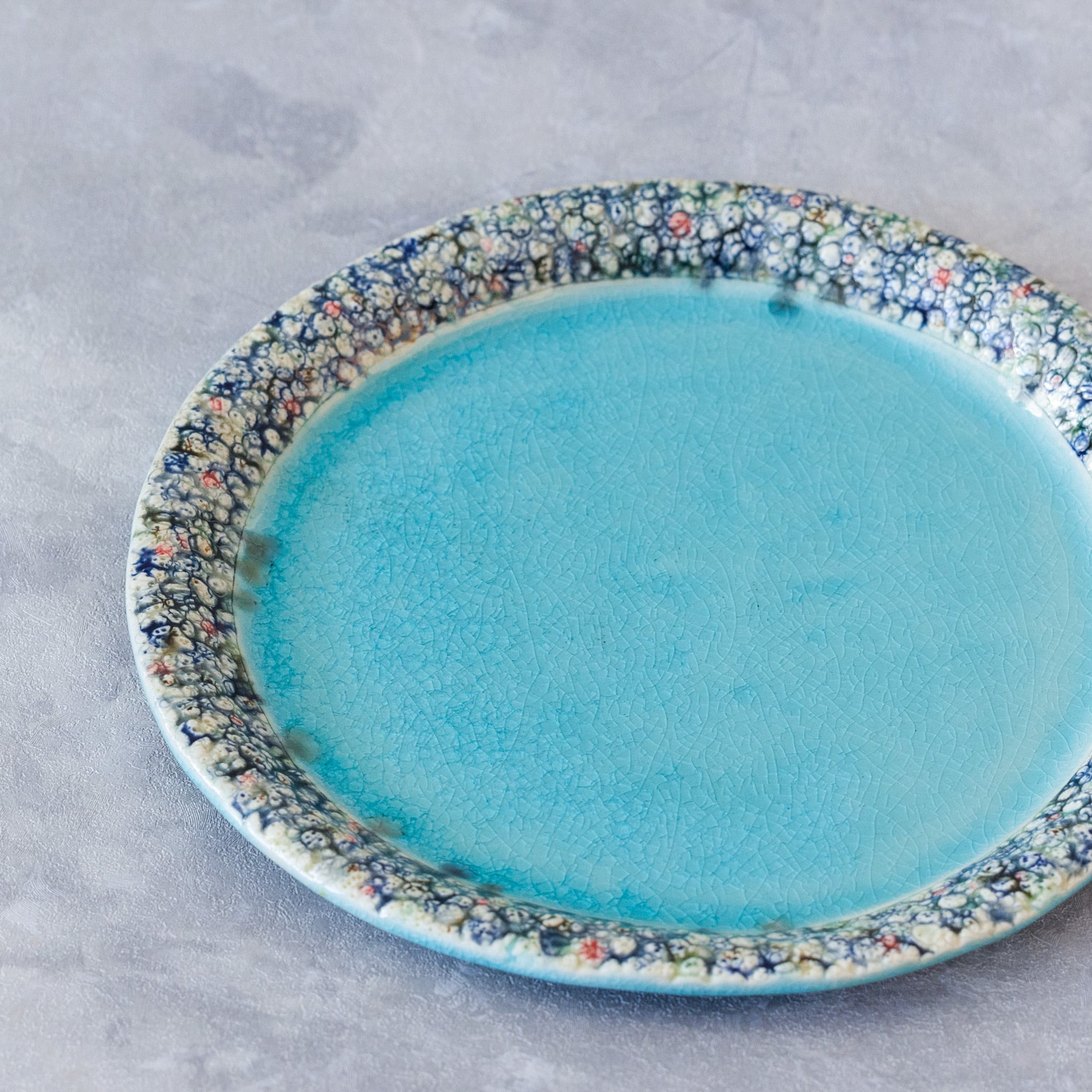 常滑焼　寿門珊瑚釉花活 H46 常滑焼寿門珊瑚釉花活 H46