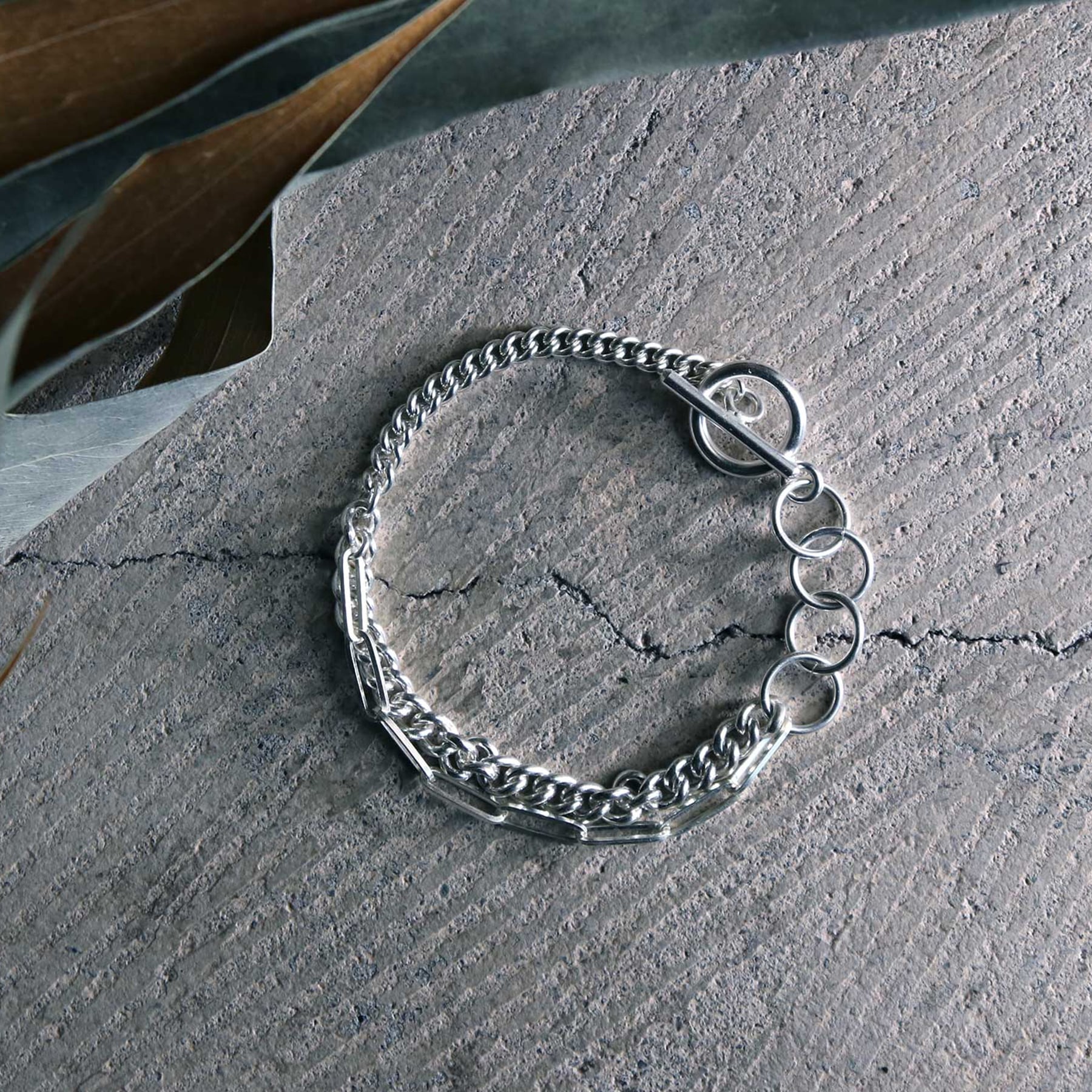 chain mix bracelet [gata] / Y1907KHB010 | YArKA official