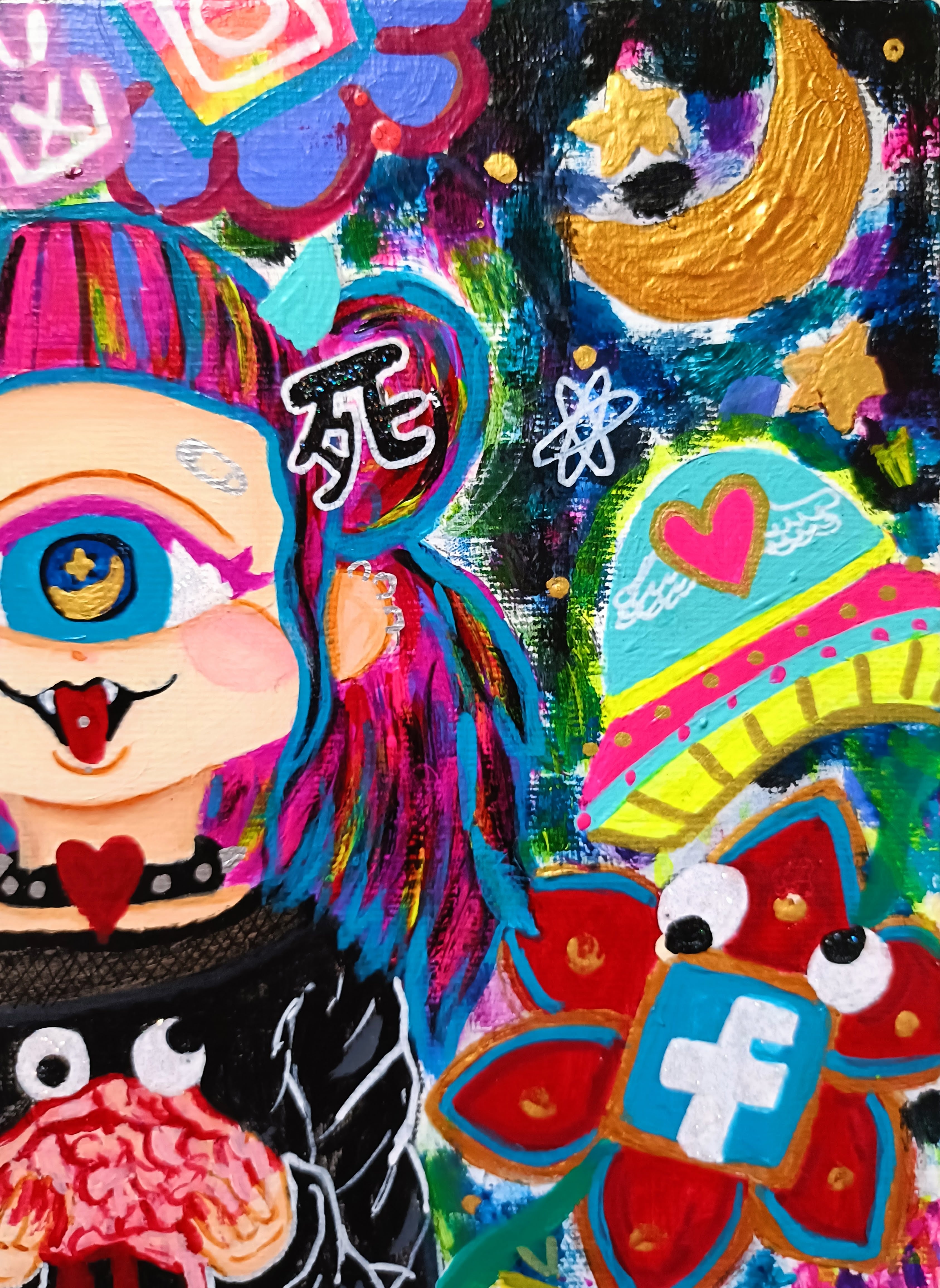 愛と狂気のマーケット出展作品】Icono-Eye-破壊02- | Icono-Eye:Chika