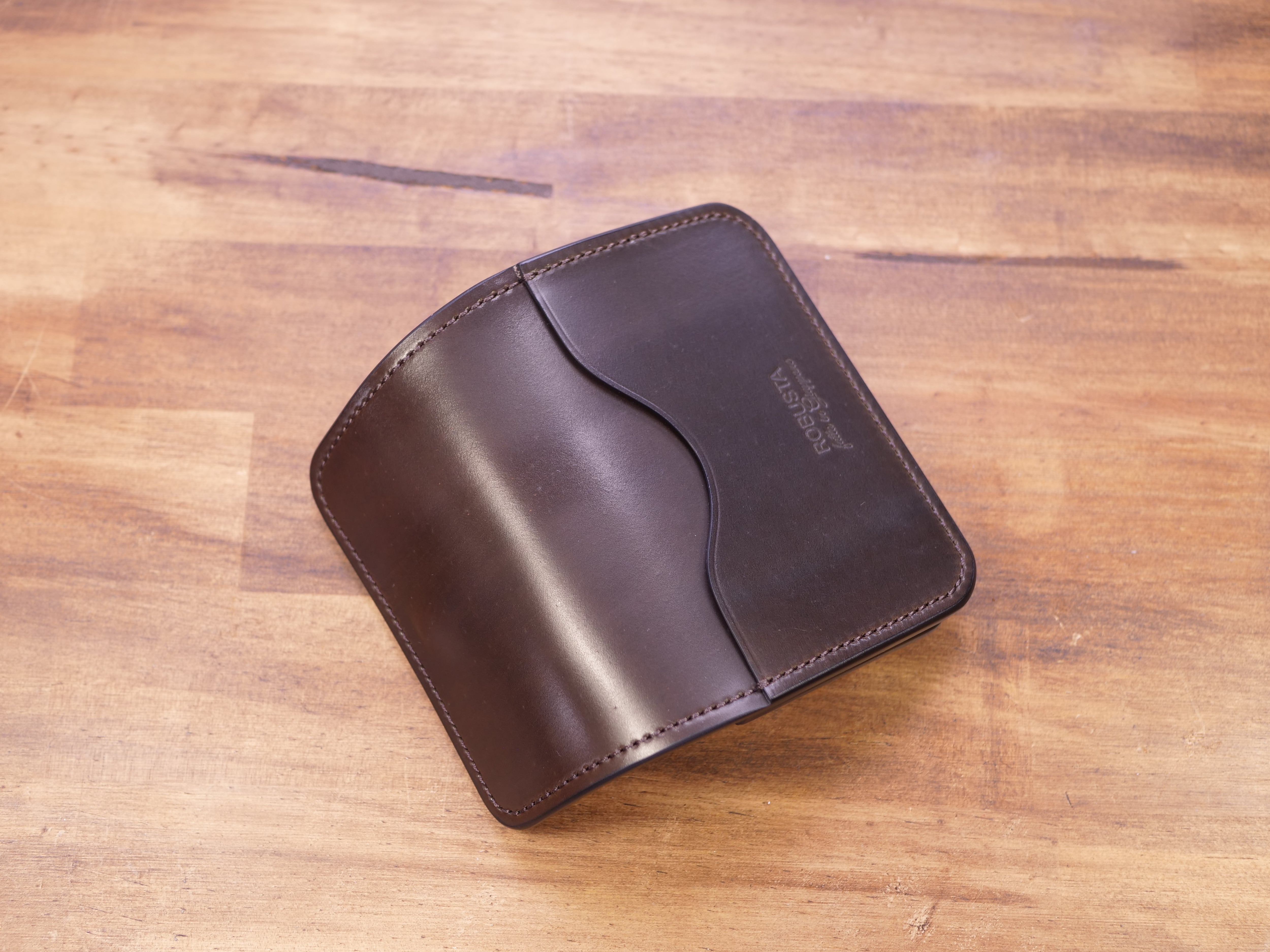 Pops / Horween shell cordovan Drak cognac | robusta leather