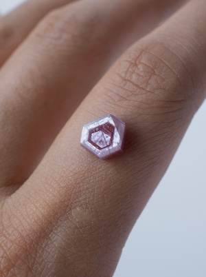 Hexagon Pink Sapphire -007