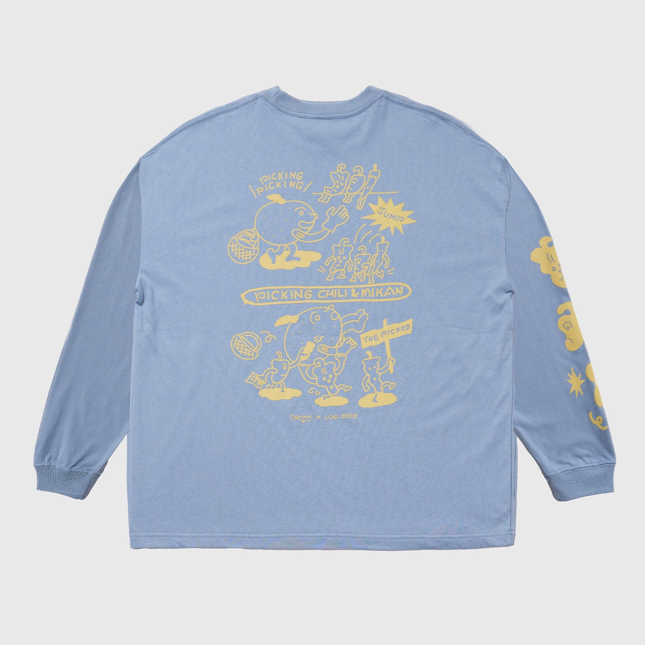 CHILI&MIKAN ロングTシャツ | norahi × MERRY LOGISTICS