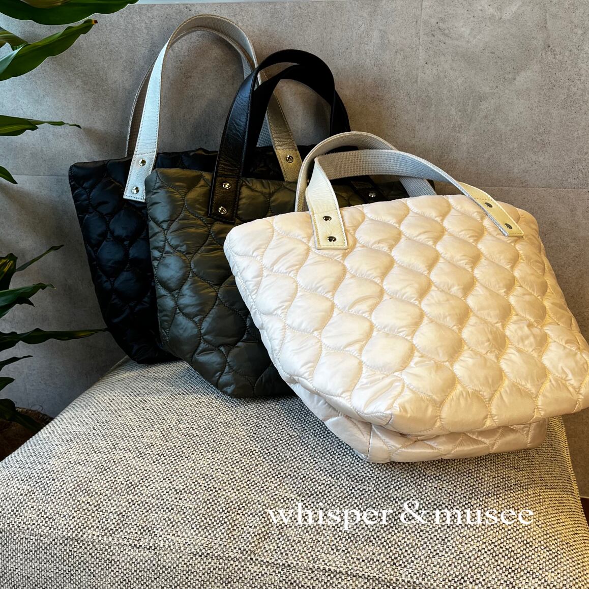 ATELIER BRUGGE キルティングバッグ(N) | whispermusee