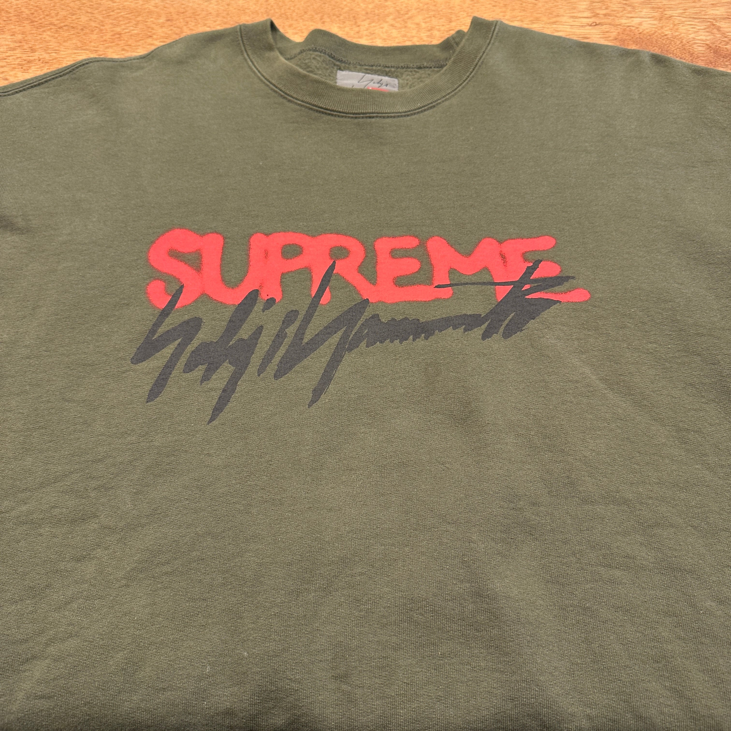 SUPREME×YOHJI YAMAMOTO CREWNECK SWEATSHIRT | safarionline