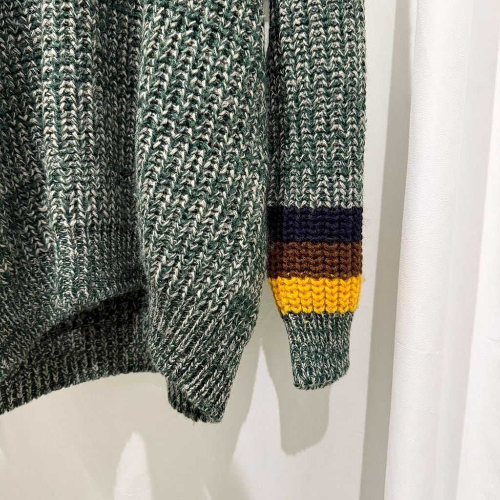 お*み様 kolor BEACON 21aw ニット 21WBM-N01331 kolor BEACON カラービーコン 21AW Mixed Knit V neck Vネックニット