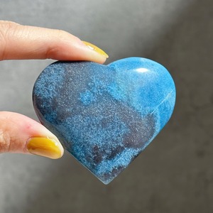 トロレアイトインクォーツ(トロール石)ハート54◇ Trolleite ◇天然石・鉱物・パワーストーン