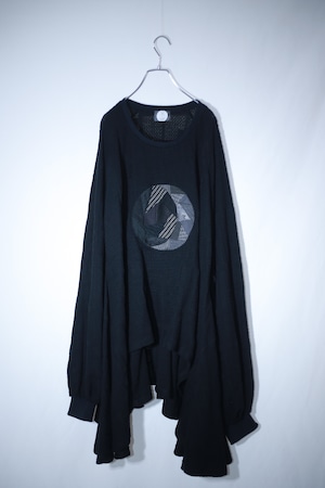 X-PO ○ crescent moon (black)