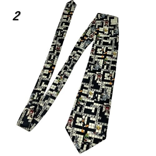 中古】90s Looney Tunes Neck Tie Polyester ルーニーテューンズ