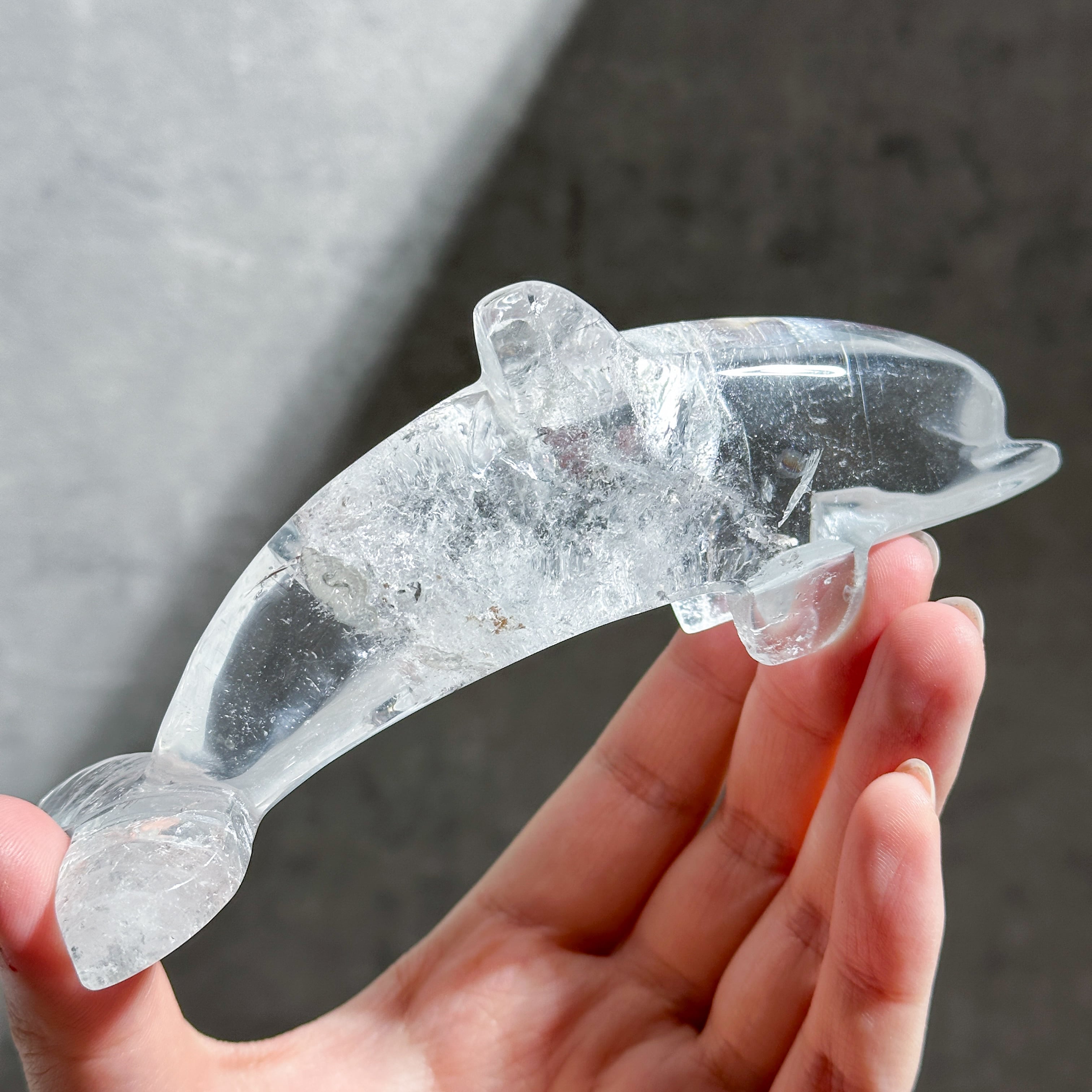 ミナスジェライス産クリアクォーツ イルカ51◇Clear Quartz◇ 天然石・鉱物・パワーストーン