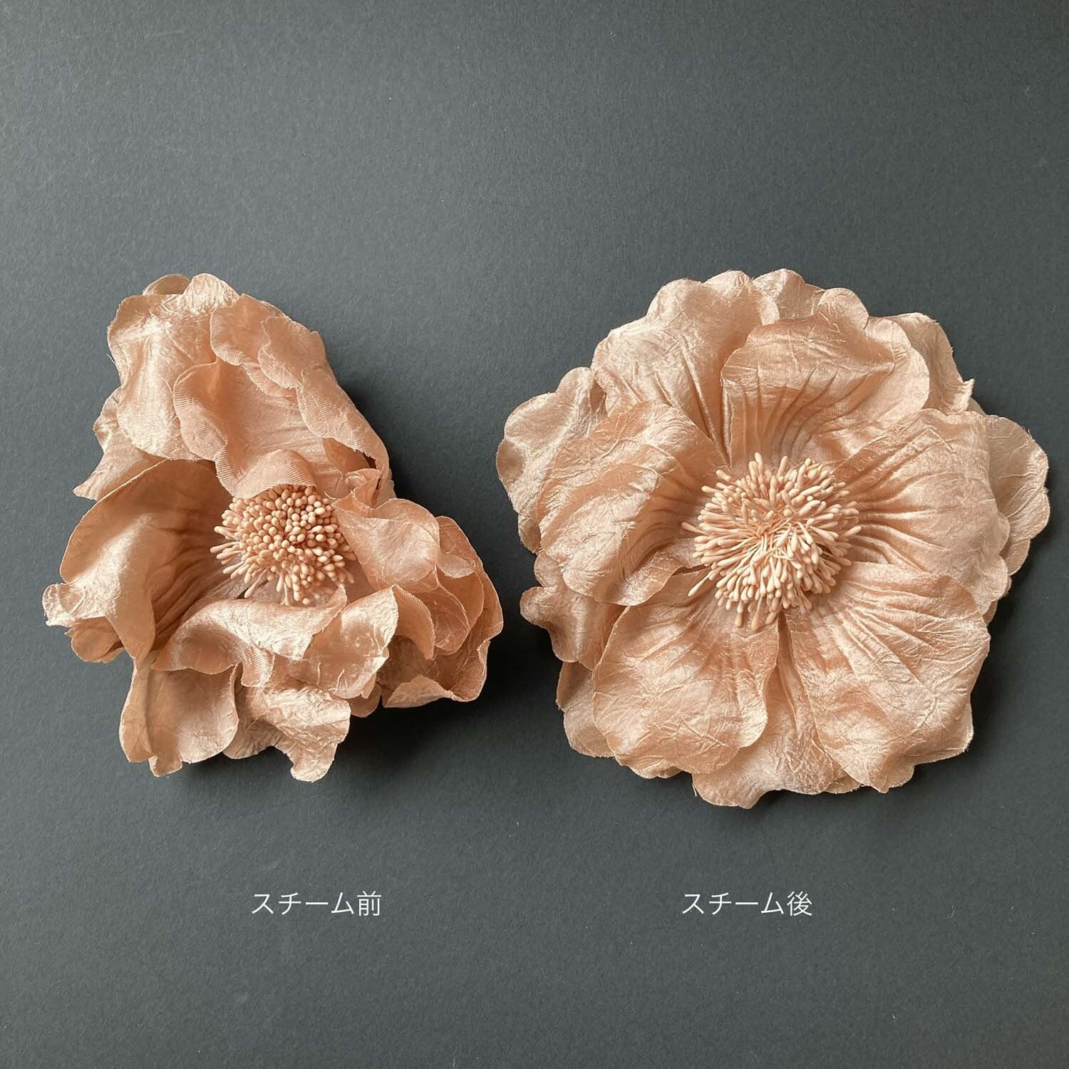 オンライン限定》5枚花びらの大きな布花 | Dua-アクセサリーパーツショップ