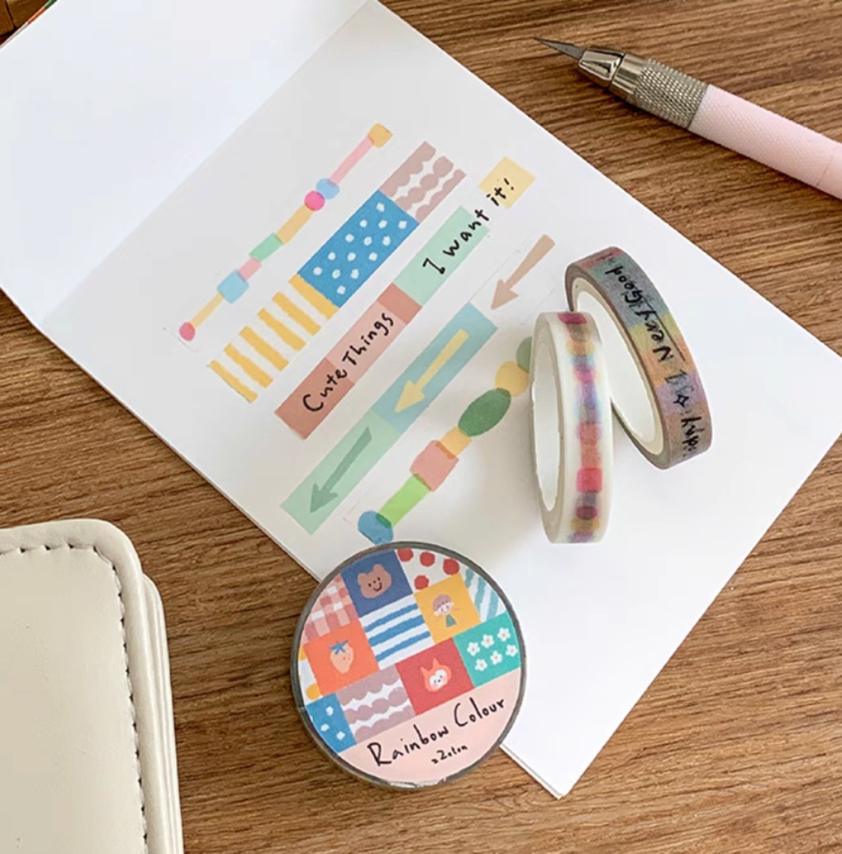 MO681B Molinta【Rainbow colour / Forest Chain / Little Bear】7mm