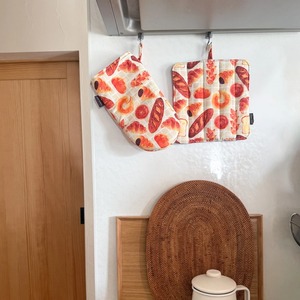 ポットマット「oishii パン」