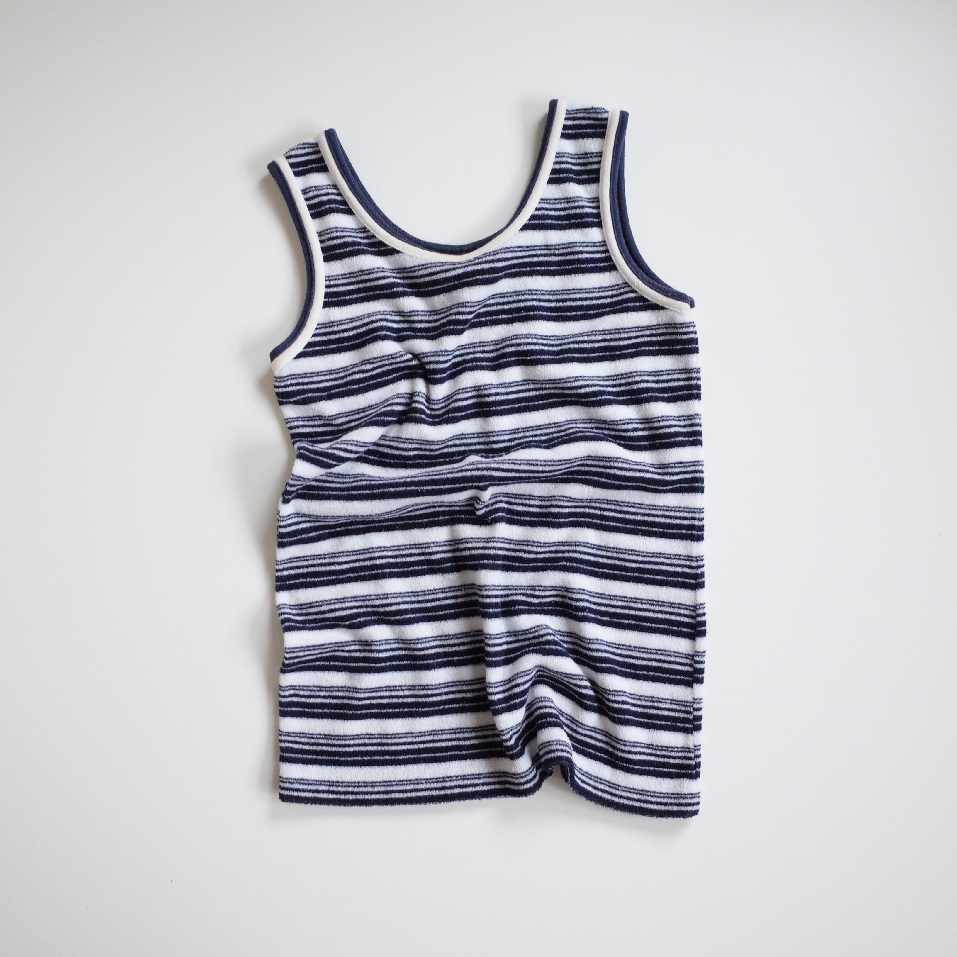 70s JC Penney border pile tank top