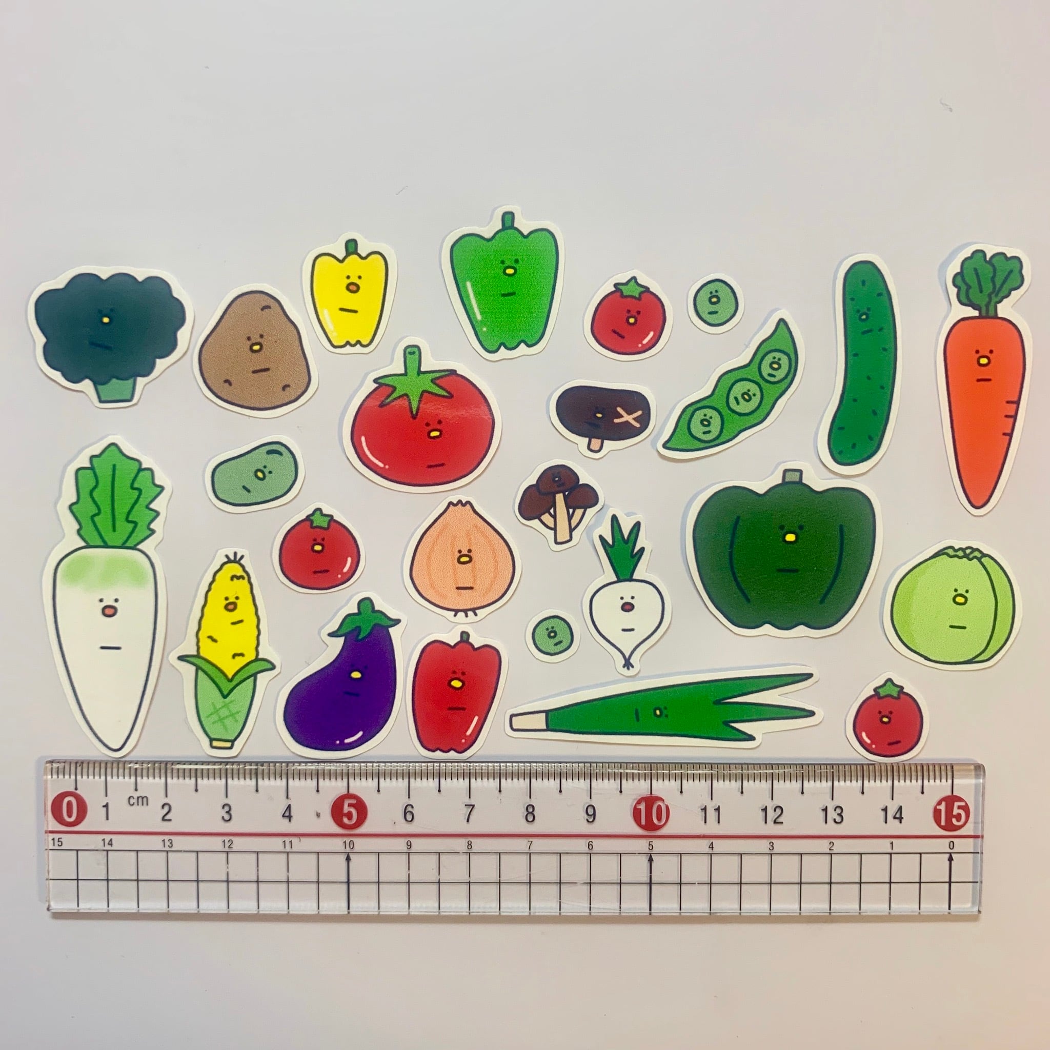 お野菜フレークシール | chii°Se