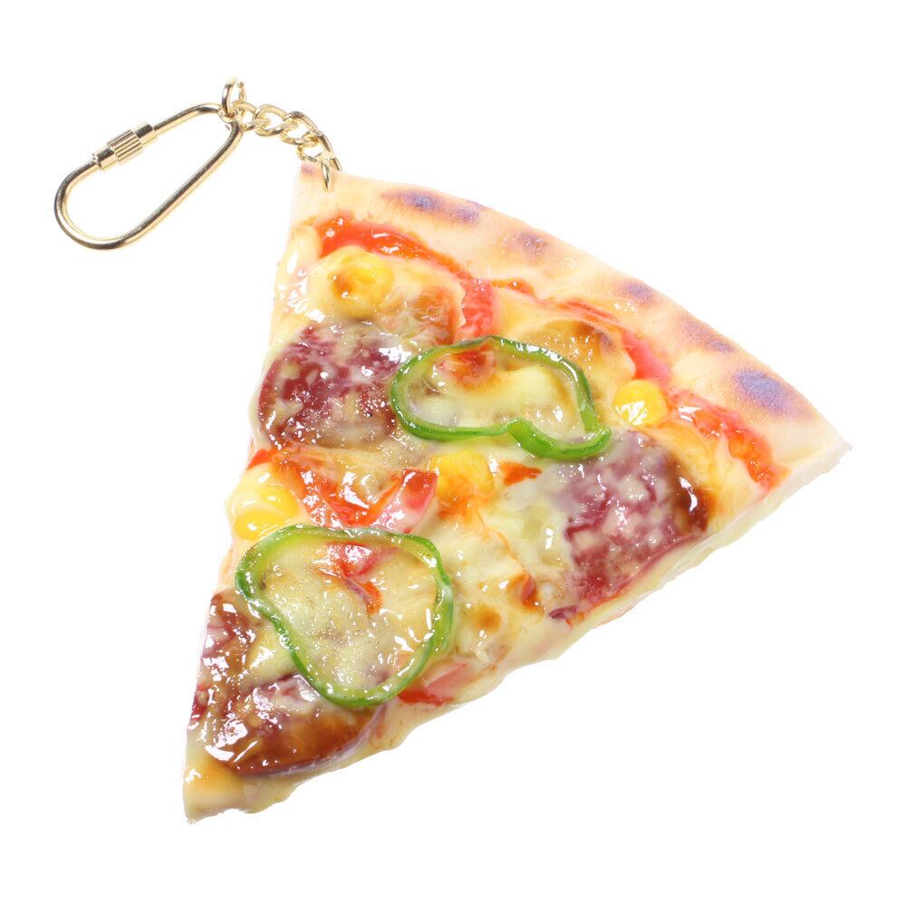 0249]食品サンプル屋さんのキーホルダー（ピザマルゲリータ