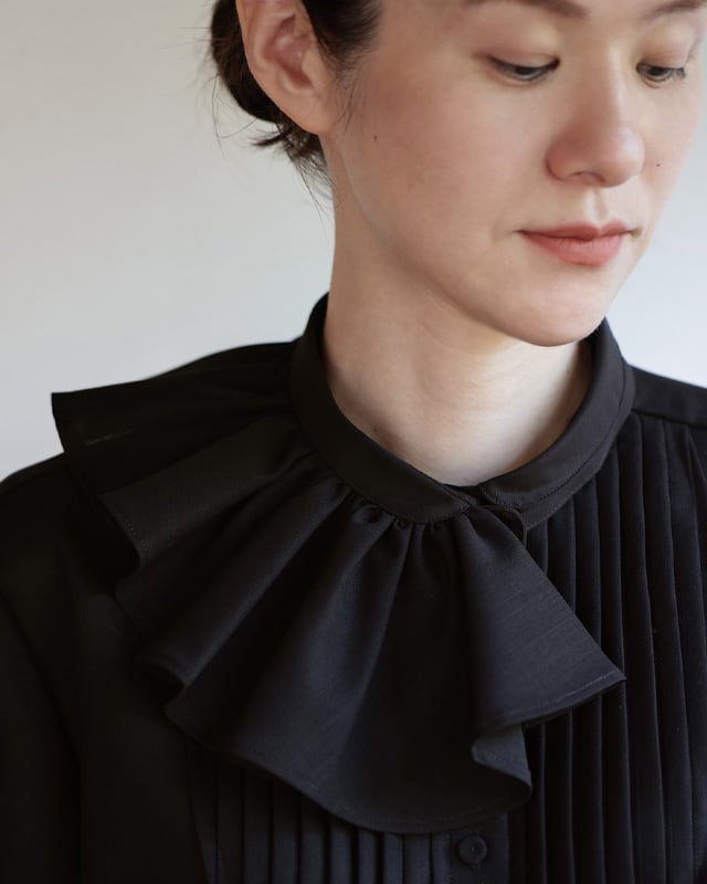 付衿】アシメフリル_ブラック（※第3回受注期間：11/8-10） | KEYCO