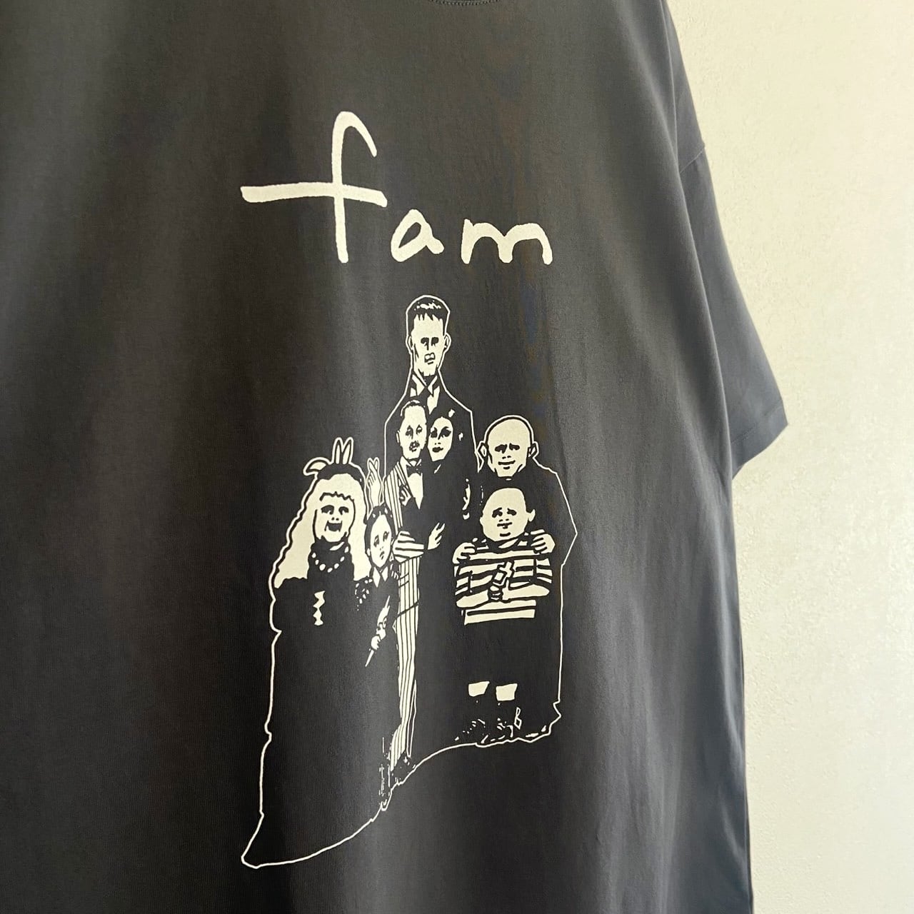 FAM Tシャツ 2色セット fam」ボックスシルエットTシャツ（スミクロ） | YUKI HORIMOTO WEB STORE