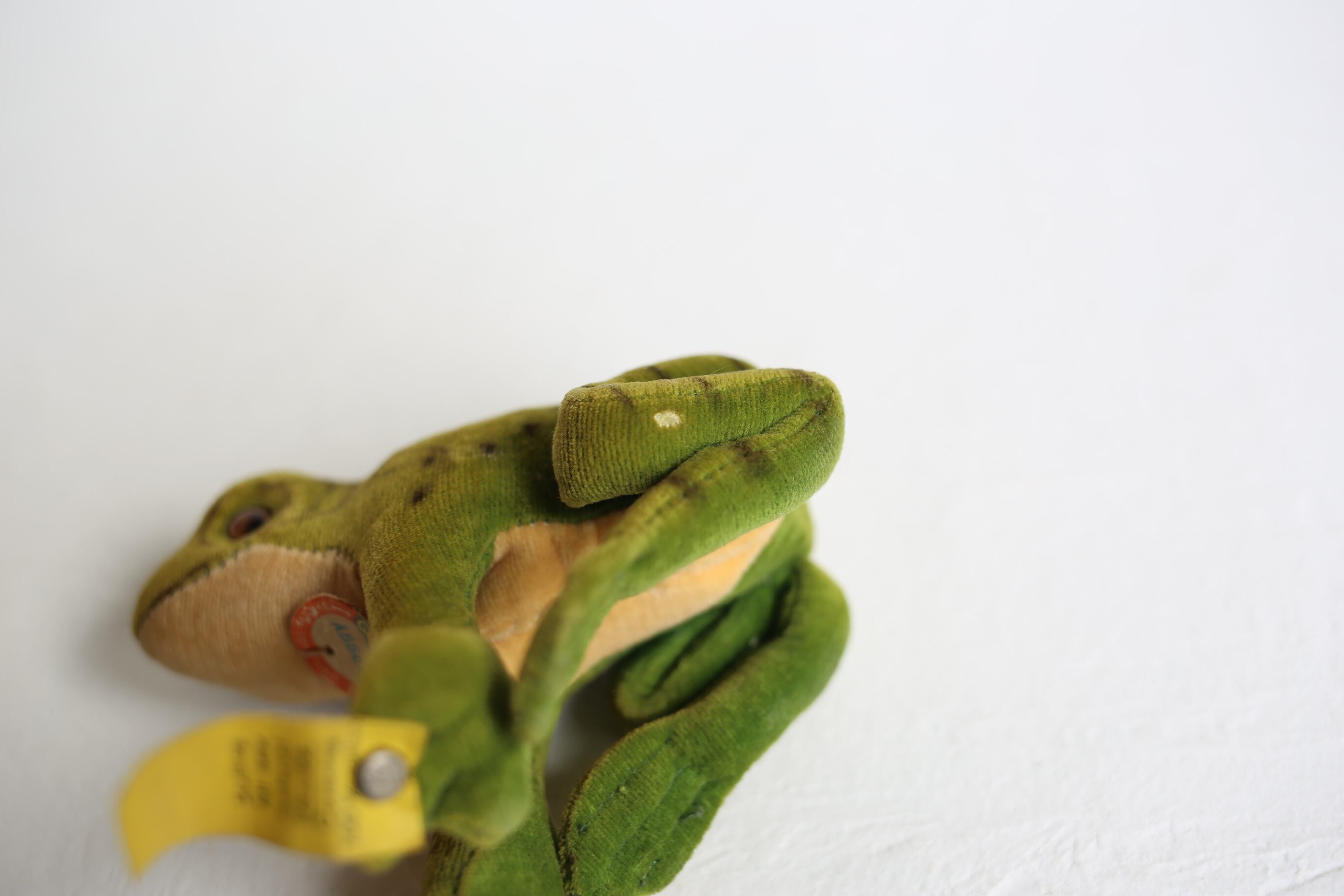 ドイツ ヴィンテージ Steiff シュタイフ カエル『Froggy』8cm N-01435