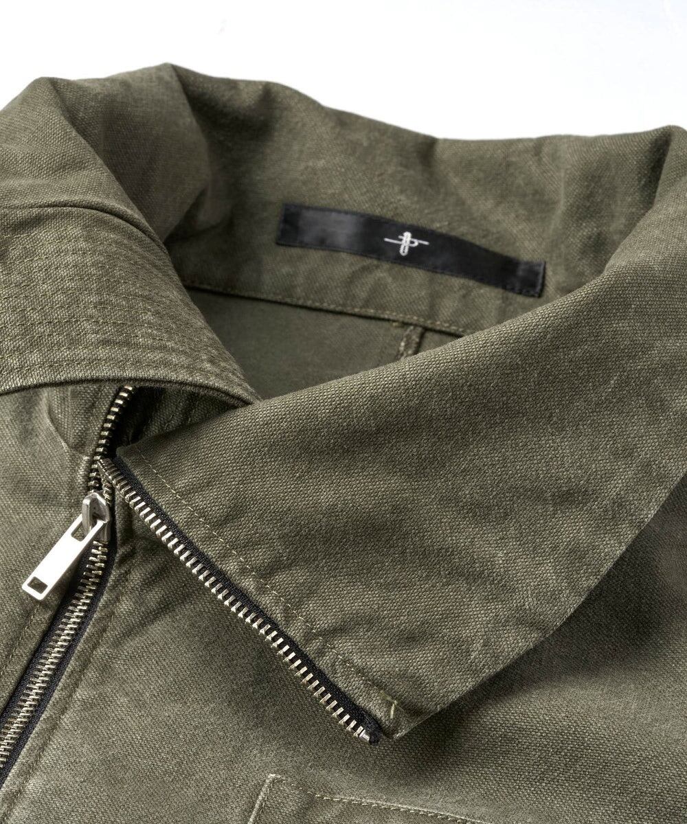 High Collar Duck Fabric Blouson Khaki | 武蔵小杉のセレクトショップ