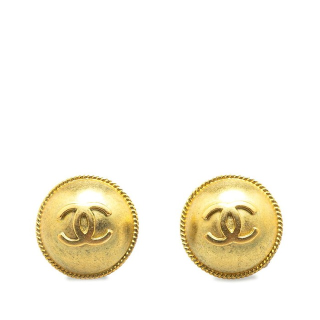 シャネル ヴィンテージ ココマーク イヤリング ゴールド メッキ レディース CHANEL 【中古】