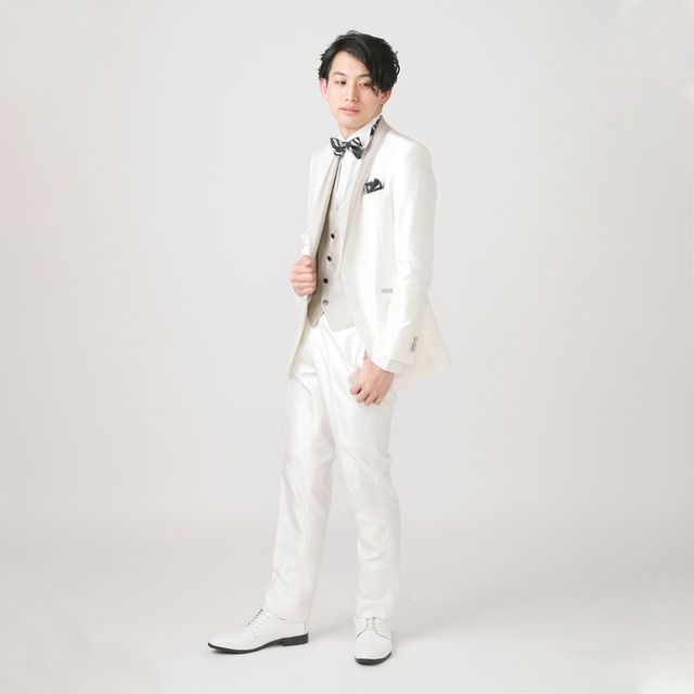 タキシードレンタル タキシード 白タキシード ブライダルホワイトタキシード 結婚式 二次会 パーティー 前撮り Tk 記念日を彩るトータルスタジオフォセット ネットショップ 衣裳レンタルや髪飾り グッズ販売
