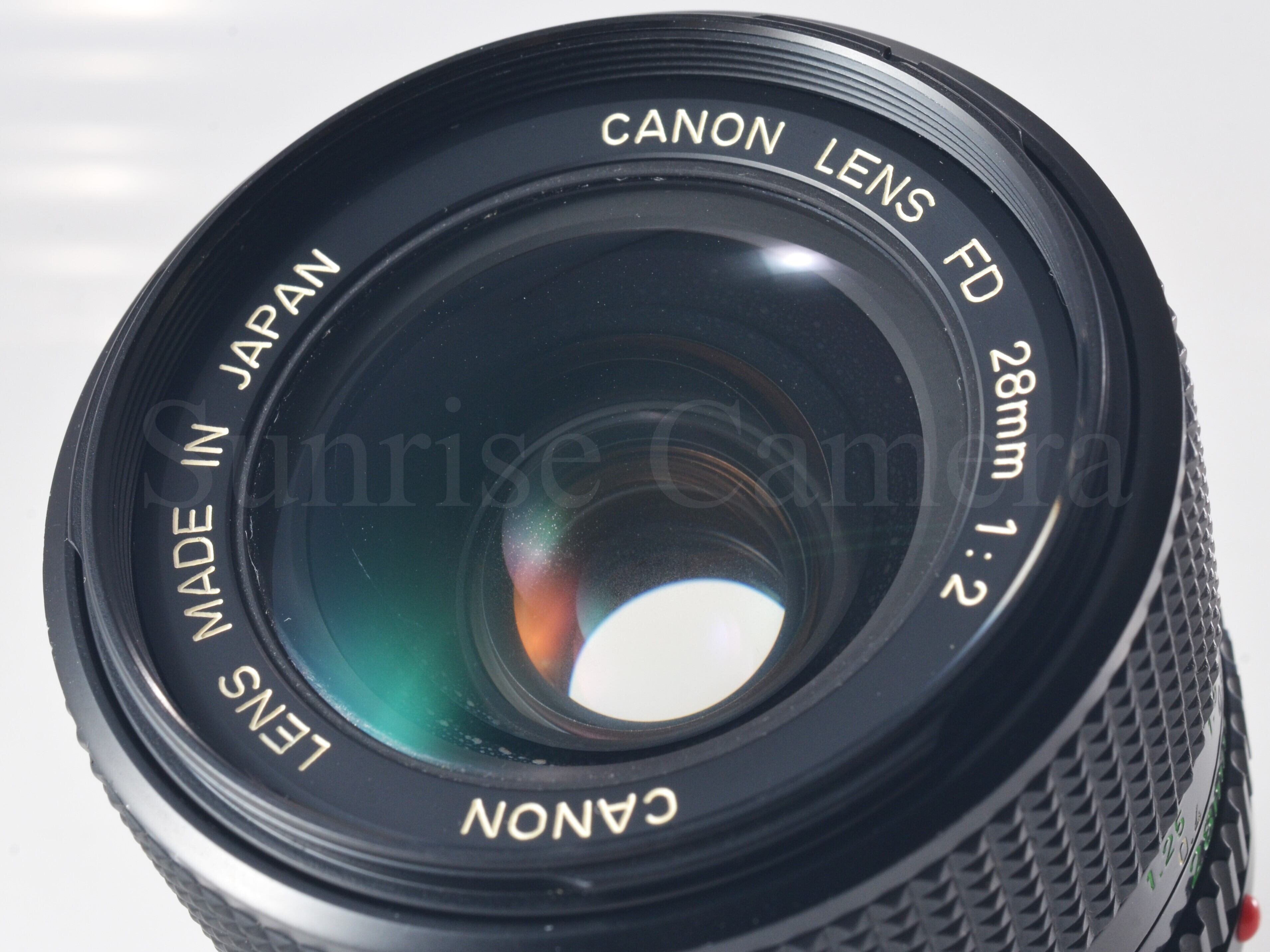 Canon NEW FD 28mm F2 NFD キヤノン (23566) | サンライズカメラ
