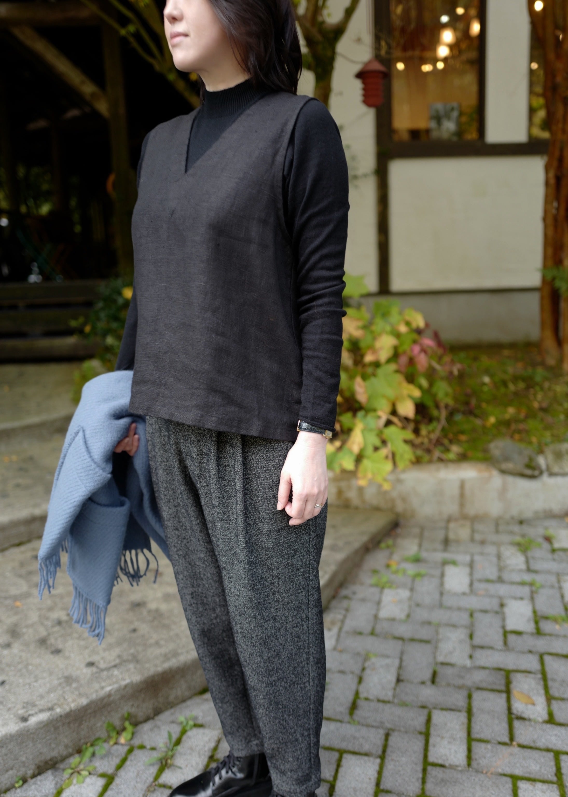 LAPUAN KANKURIT（ラプアンカンクリ）「UNI 」ポケットショール・rainy