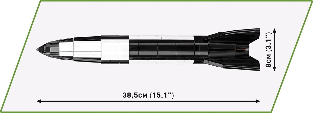 【完成品】V2ロケット・A-4b有人型(1/48)セット~アルミ貼り仕様~ COBI #3121 V2ロケット + 発射台 | ミリタリーブロック公式オンライン