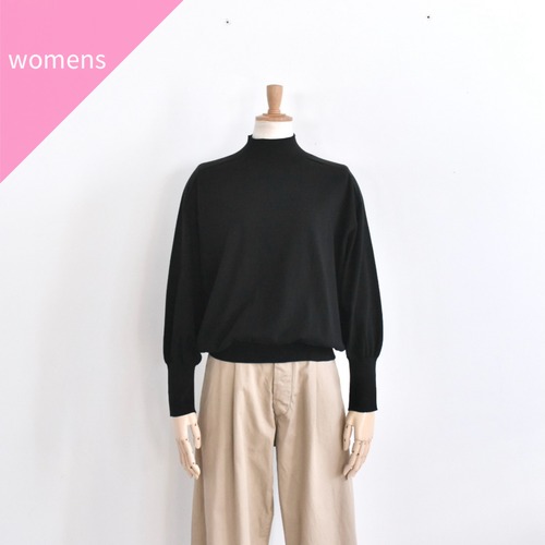 as it is. by LinenYa | モックネック 長袖 ニット