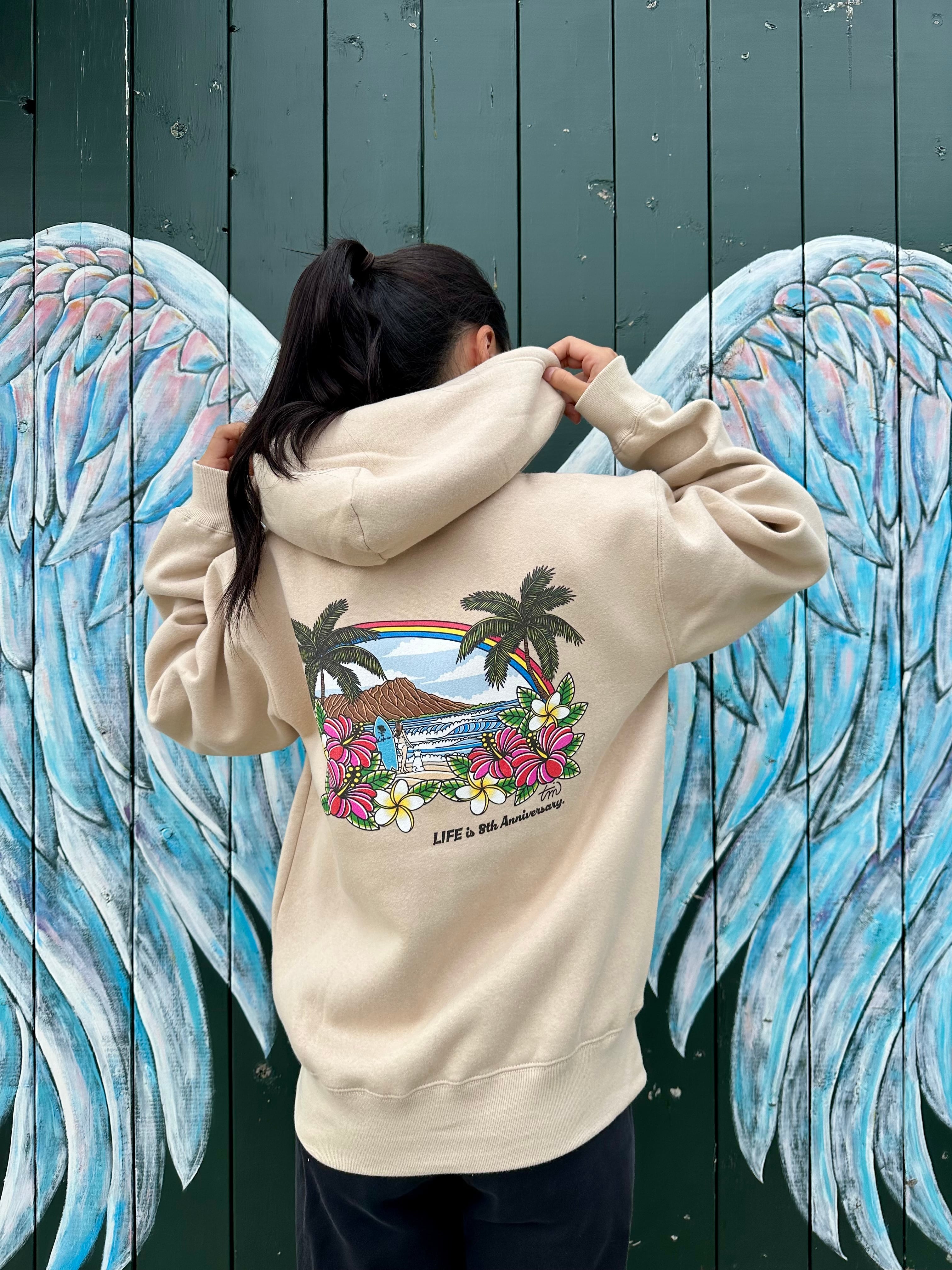 LIFE is × TAMOコラボ フルカラー フーディー ￥11,800(￥12,980)