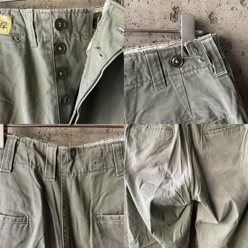 AZ12】本物 US ARMY M43 M-1943 米軍 フィールドパンツ AZ12】本物 US ARMY M43 M-1943 米軍 フィールドパンツ