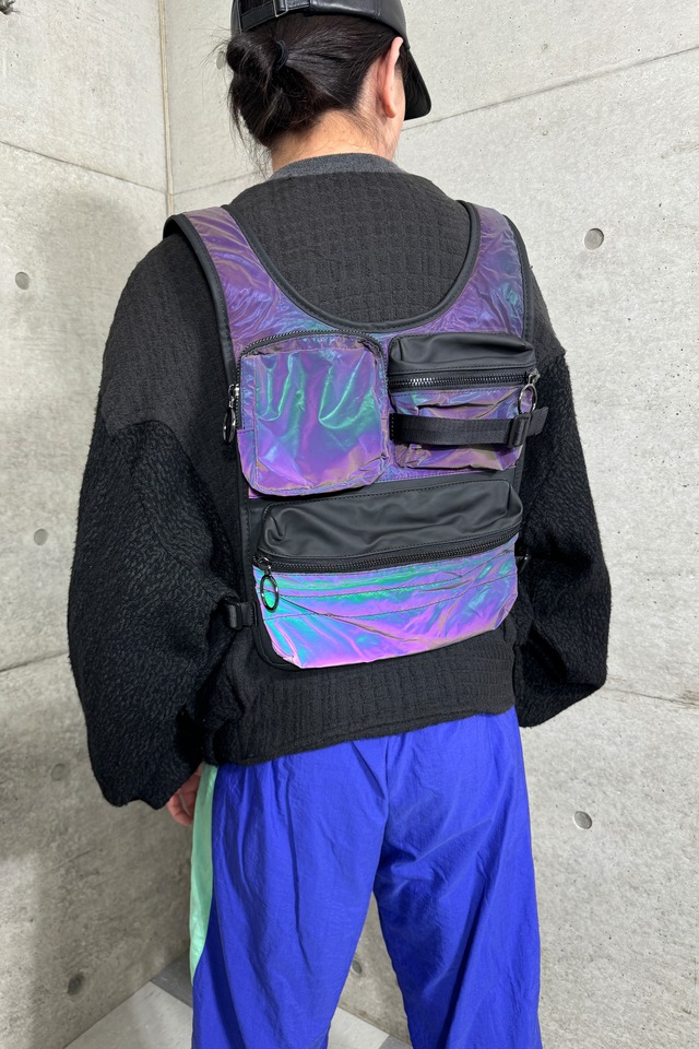 old shiny body bag