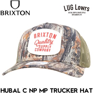 BRIXTON ブリクストン メッシュキャップ メンズ レディース トラッカーキャップ HUBAL C NP MP TRUCKER HAT スナップバック 帽子 12037 TREE CAMO 26SU 日本代理店正規品