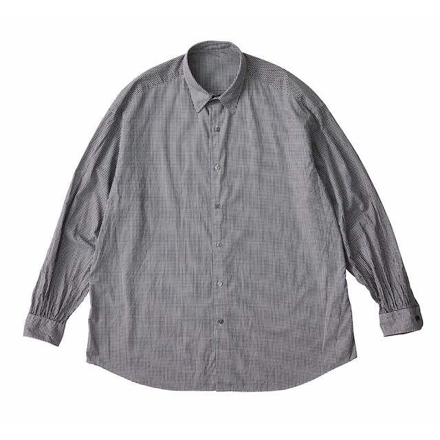 DIRECTOR’S GINGHAM CHECK SHIRT (PC ORIGINAL 140/2) W/GOLD CUFFLINKS