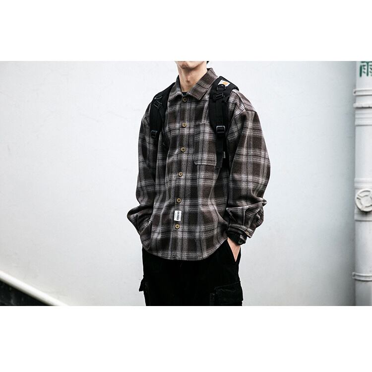 ★THICK BRUSHED CHECK SHIRT　　　32254