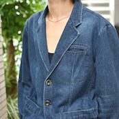 design denim tailored jacket