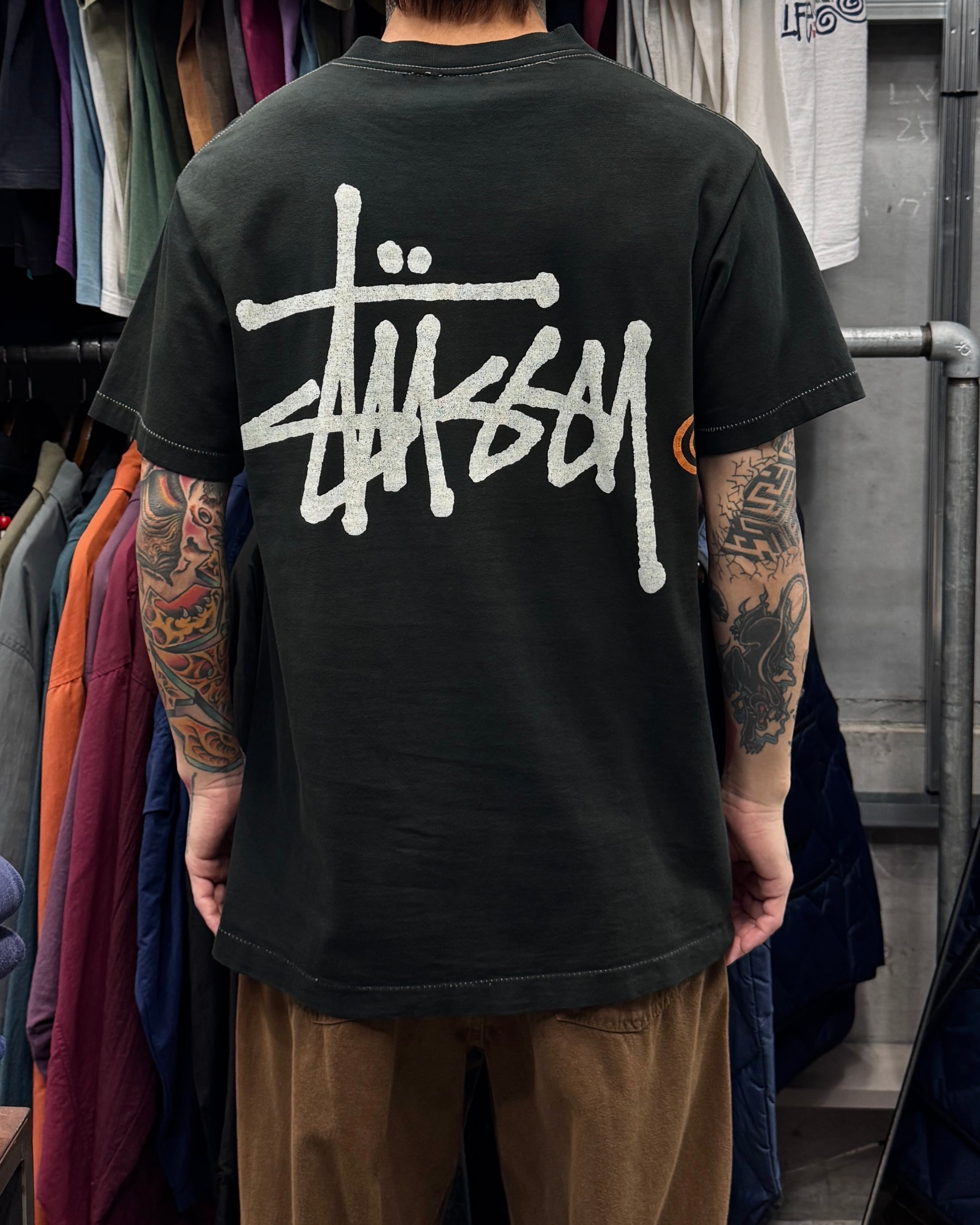 Special!!】80's~90's old stussy Spray Can Design Tee “黒タグ