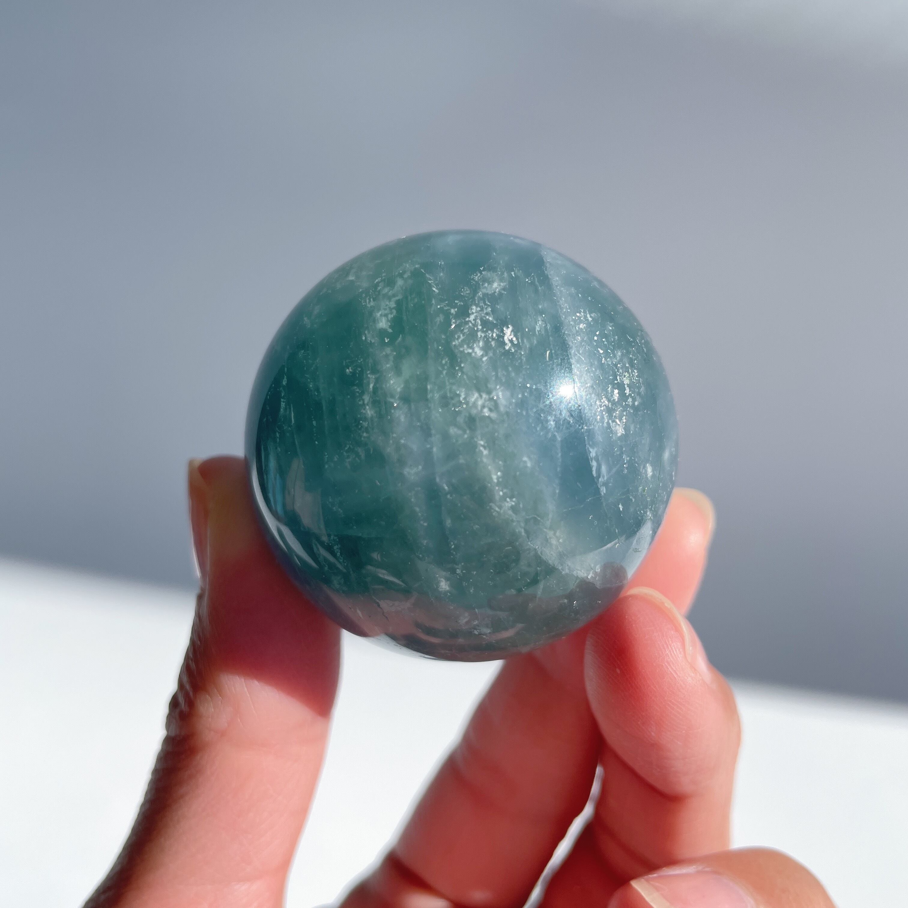 グリーンフローライト スフィア07◇Green Fluorite sphere◇ 天然石