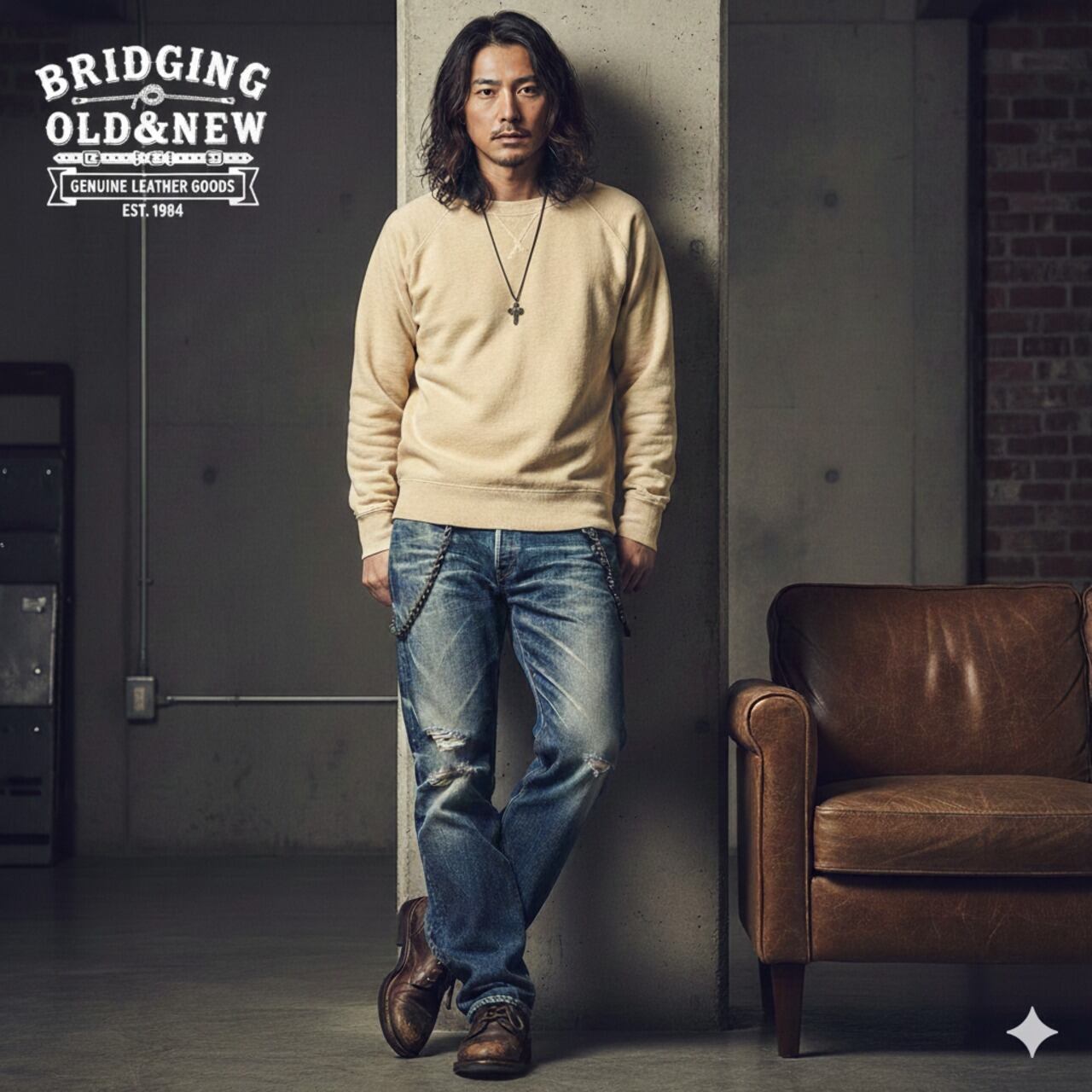 クロス橙□本革レザーフルスタッズナローベルト | bridging.old.and.new クロス橙□本革レザーフルスタッズナローベルト | bridging.old.and.new