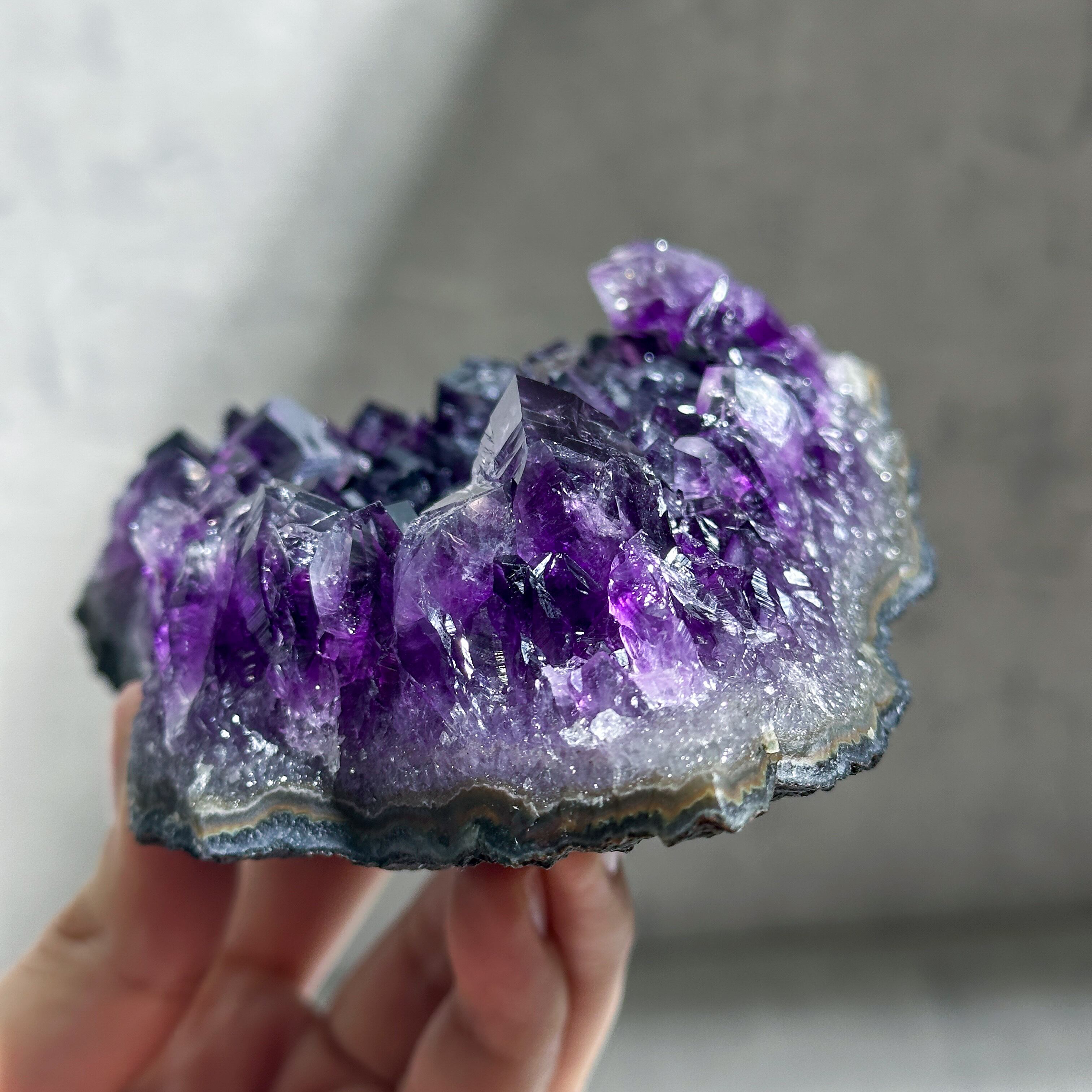 高品質】ファントム◎ウルグアイ産アメジスト 原石56◇ Amethyst