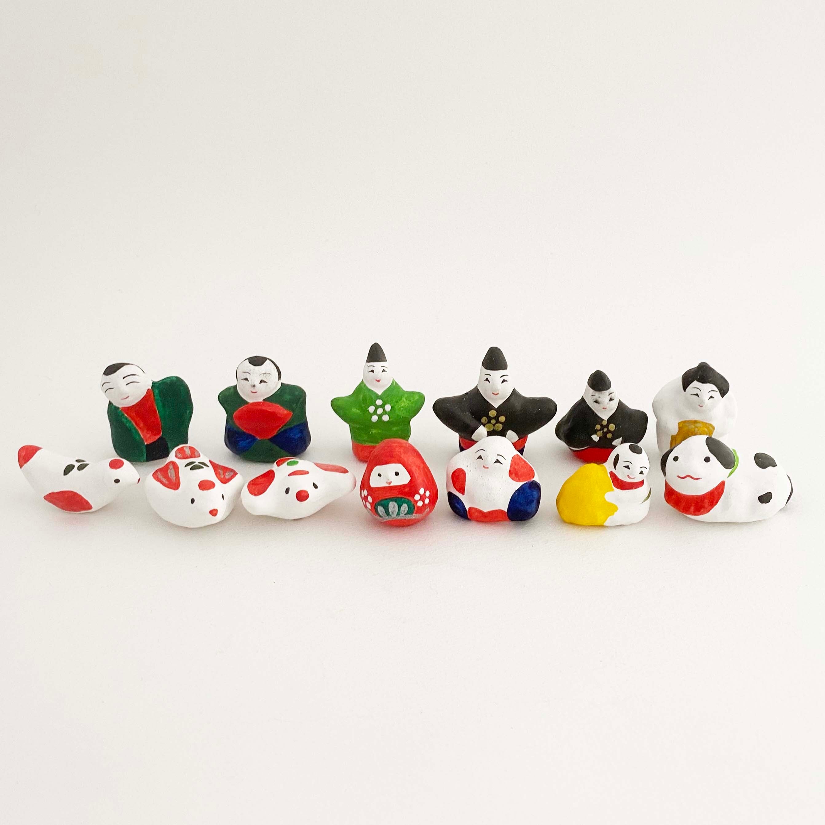 福徳手びねり土人形 27個セット