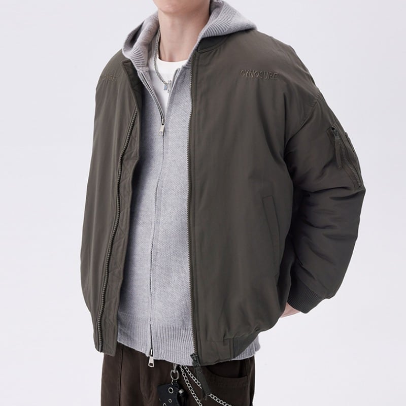 刺繍バックロゴブルゾン C10724