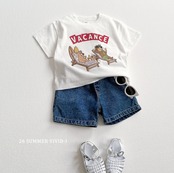 【取寄/韓国直送】VIVID-I 26/SM バカンスベアTシャツ|夏服|韓国子供服