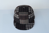 【gifthatオリジナル】チェック　ピルボックス　キャップ