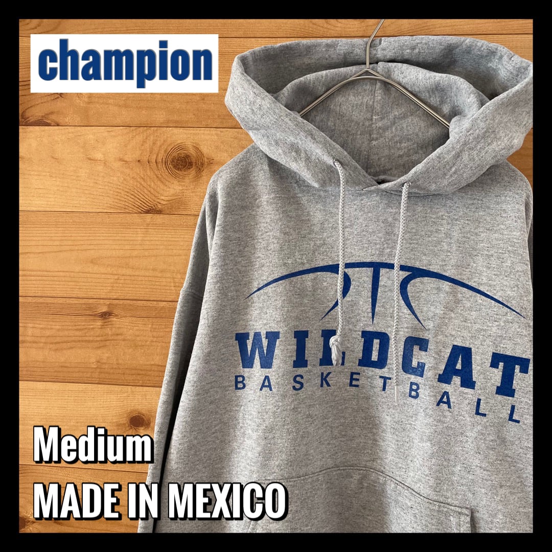 champion】メキシコ製 バスケットボール MILDCAT プリント スウェット