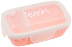 【努力特価】4点ロックドームランチボックス350ピンク