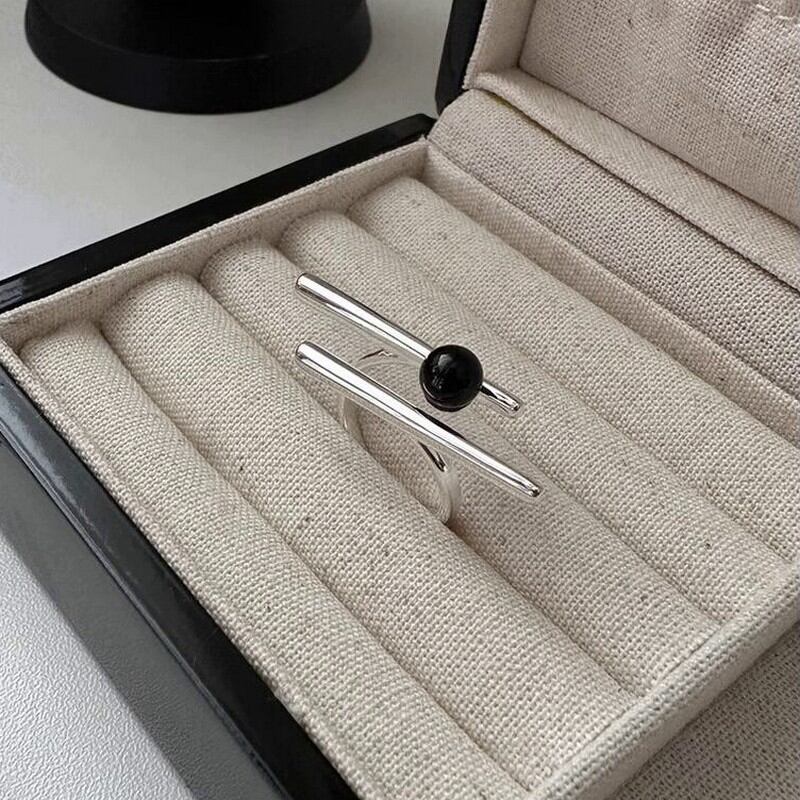 star ball simple ring W00061