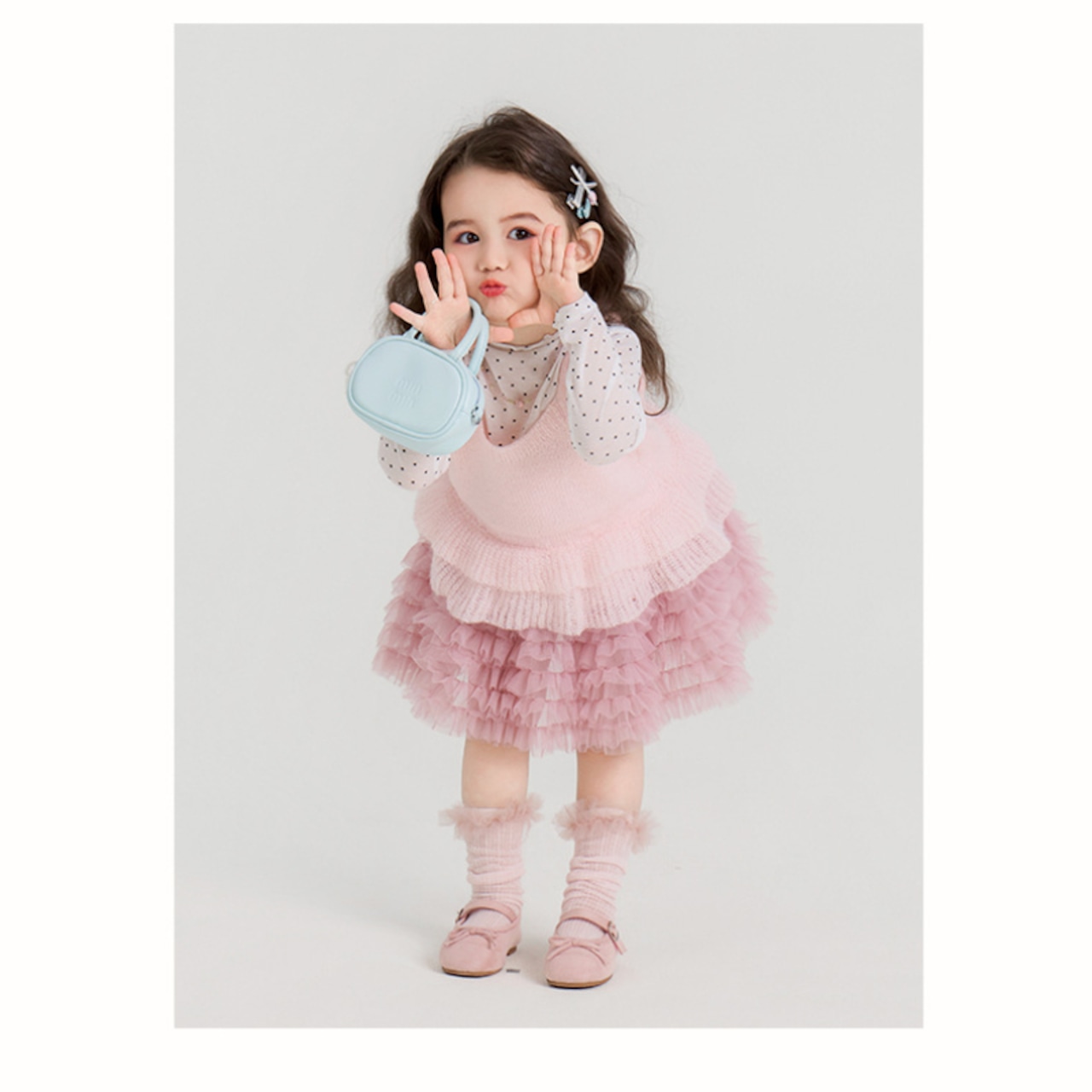 夏ハイウエストチュールスカート